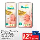 Mähkmed - Mähkmed Pampers, Premium Care