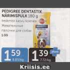 PEDIGREE DENTASTIX NÄRIMISPULK 180 G