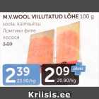 M.V.WOOL VIILUTATUD LÕHE 100 G