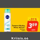 Šampoon Micellar,
Nivea, 400 ml**