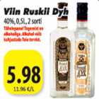 Viin Ruskii Dyh 40%,0,5l, 2 sorti