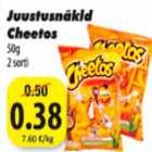 Allahindlus - Juustusnäkid Cheetos