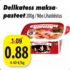 Allahindlus - Delikatess maksapasteet 200g