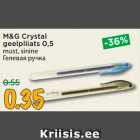 Allahindlus - M&G Crystal
geelpliiats 0,5 