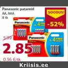 Allahindlus - Panasonic patareid