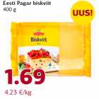 Allahindlus - Eesti Pagar biskviit
400 g