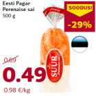 Allahindlus - Eesti Pagar
Perenaise sai
500 g