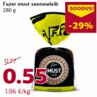 Allahindlus - Fazer must seemneleib
280 g