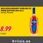 MOLDOVA BRANDY GARLING VS
PREM.EDITION 36% 0,5 L