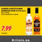 KARIIBI SAARTE RUMM
BARBUDA RUM 37,5% 0,5 L 