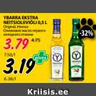 Allahindlus - YBARRA EKSTRA
NEITSIOLIIVIÕLI 0,5 L