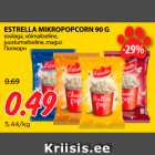 Allahindlus - ESTRELLA MIKROPOPCORN 90 G