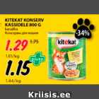 Allahindlus - KITEKAT KONSERV KASSIDELE 800 G