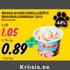 Allahindlus - MASIKA & KARU VANILLIJÄÄTIS MAASIKALISANDIGA 120 G