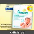 Allahindlus - Niisked salvrätid Pampers Sensitive