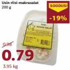 Allahindlus - Usin riisi-makrasalat
200 g