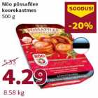 Allahindlus - Nõo põssafilee
koorekastmes
500 g