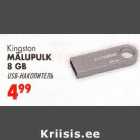 Allahindlus - Kingston Mälupulk 8 GB