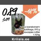 Allahindlus - Rokus koerakonserv küüliku-ulukilihaga, 810 g