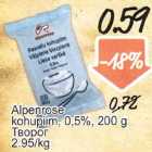 Allahindlus - Alpenrose kohupiim, 0,5%, 200 g