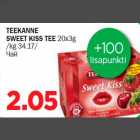 Allahindlus - TEEKANNE SWEET KISS TEE 20x3g