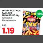 LUTOSA PATAT KIDS SAKILISED FRIIKARTULID 1kg külmutatud