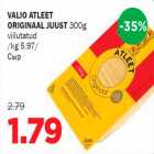 Allahindlus - VALIO ATLEET ORIGINAAL JUUST 300g viilutatud