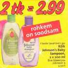 Allahindlus - Kõik Johnson"s Baby šampoon, 2 x 200 ml