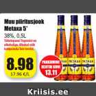 Muu piiritusjook
Metaxa 5*