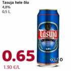 Allahindlus - Tasuja hele õlu
4,8%
0,5 L