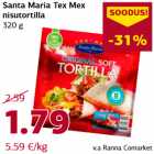 Allahindlus - Santa Maria Tex Mex
nisutortilla
320 g