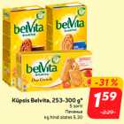 Allahindlus - Küpsis Belvita, 253-300 g*