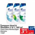 Allahindlus - Šampoon Head & Shoulders 2 in 1, 360 ml