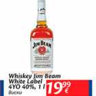 Alkohol - Whiskey Jim Beam White Label 4YO