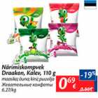 Allahindlus - Närimiskompvek Draakon, Kalev, 110 g