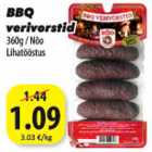 Allahindlus - BBQ verivorstid 360 g