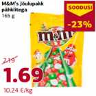 Allahindlus - M&M`s jõulupakk pähklitega