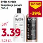 Allahindlus - Syoss Keratin šampoon ja palsam