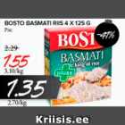 Allahindlus - BOSTO BASMATI RIIS 4 X 125 G