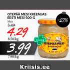 Allahindlus - OTEPÄÄ MESI KREEMJAS EESTI MESI 500 G