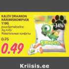 KALEV DRAAKON NÄRIMISKOMPVEK 110G
puuviljamaitseline