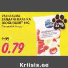 VALIO ALMA BANAANI-MAASIKA JOOGIJOGURT 1KG