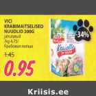 Allahindlus - VICI KRABIMAITSELISED NUUDLID 200G jahutatud