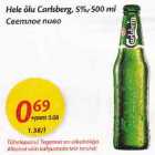 Allahindlus - Hele õlu Carlsberg 5%,.500 ml