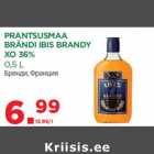 PRANTSUSMAA
BRÄNDI IBIS BRANDY
XO 36%
0,5 L