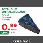 Allahindlus - ROYAL BLUE
SINIHALLITUSJUUST
100 g