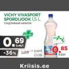 Allahindlus - VICHY VIVASPORT
SPORDIJOOK 1,5 L