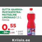 Allahindlus - GUTTA VAARIKAMUSTASÕSTRAMAITSELINE
LIMONAAD 1,5 L