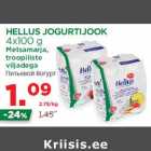 Allahindlus - HELLUS JOGURTIJOOK
4x100 g