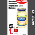 Allahindlus - Majonees
Hellmann´s
Original Real 420m